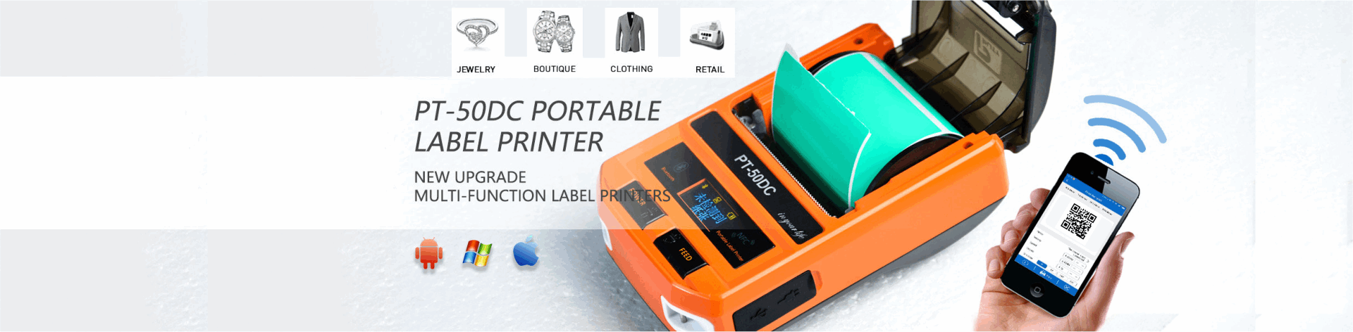 SMARTPHONE LABEL MAKER PT-50DC